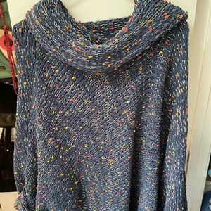 Dolman style popcorn sweater